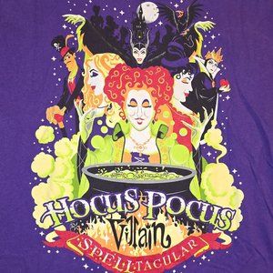 NWOT Limited Edition Hocus Pocus Villain Spectacular Purple Tee 2015
